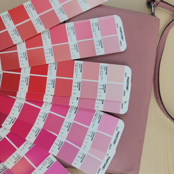 Coach Pink Rose Pebbled Leather Flap Snap Crossbody Wallet - Picture 11 of 11